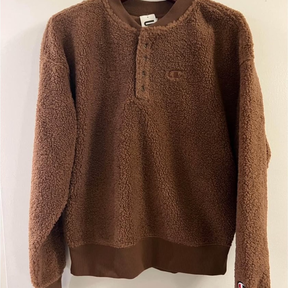 NWT champion x urban outfitters teddy fleece sweater